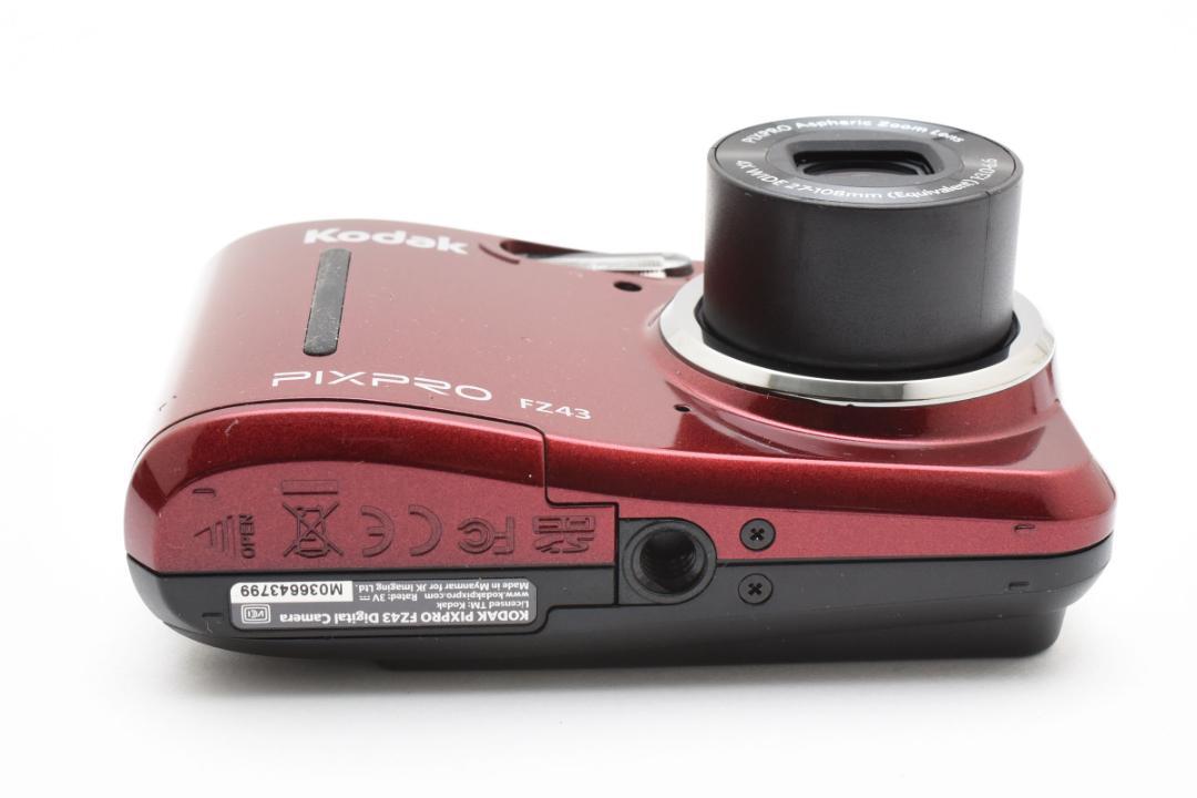 【美品】KODAK PIXPRO FZ43 レッド 完動品
