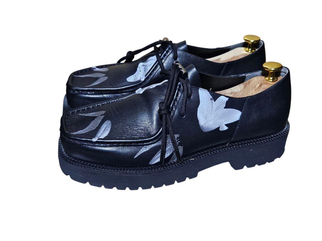 靴 CTHY GRAPHIC TIROLEAN LEATHER DAD SHOES