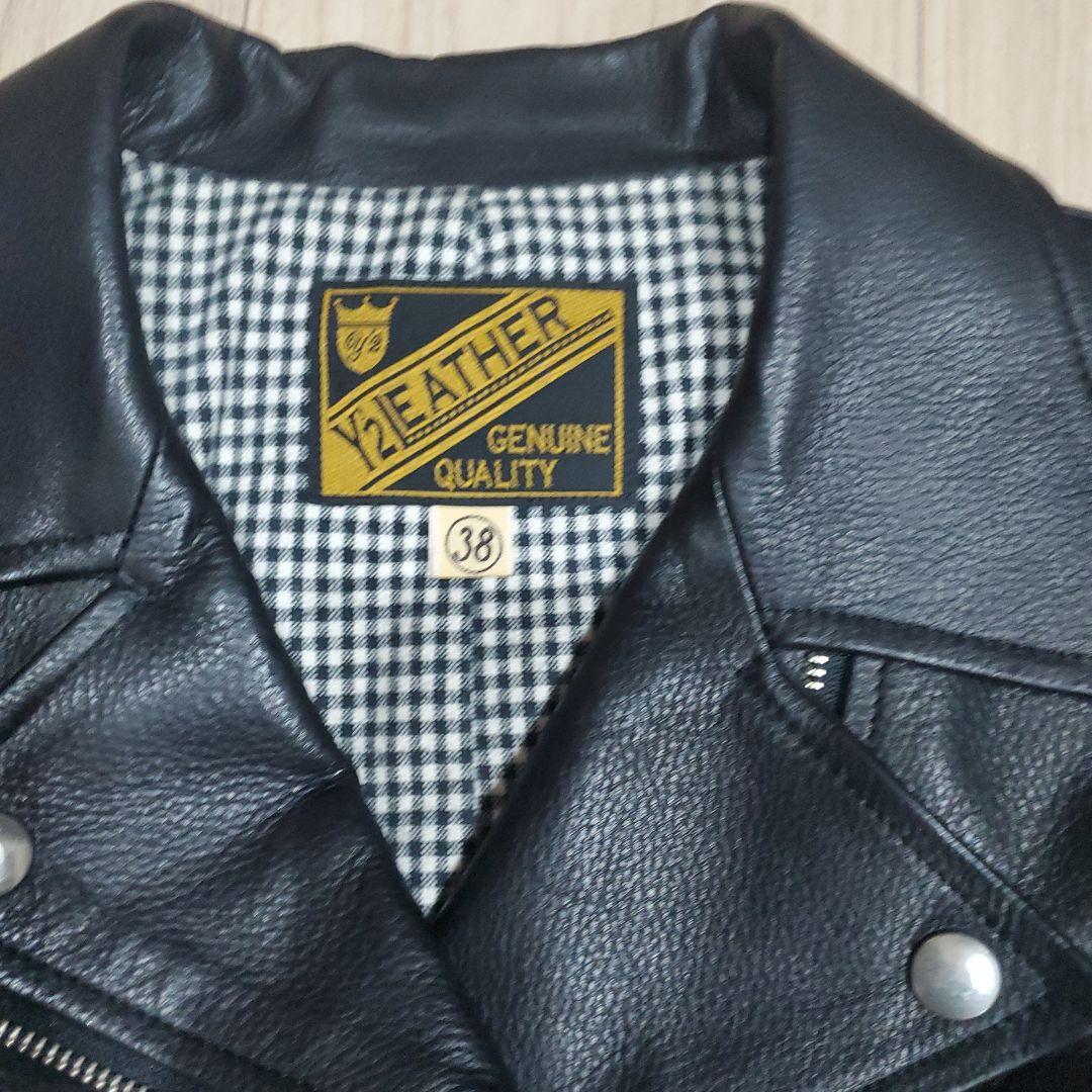 ワイツーレザー 38 レディース ライダース正規 品