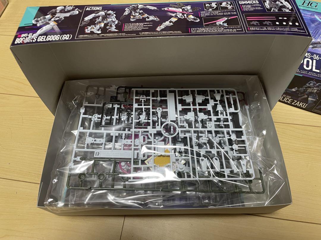 HG GQuuuuuuX（ジークアクス、軍警ザク、ゲルググ スガイ機）3体セット