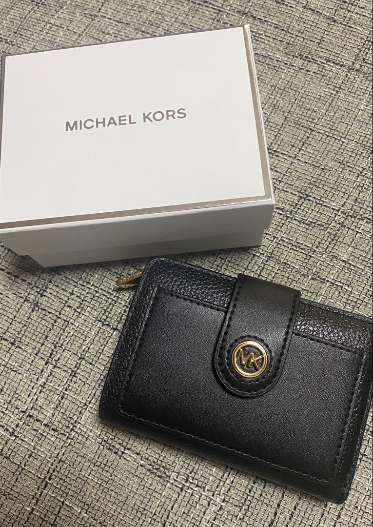 MICHAEL KORS ブラック二つ折り財布