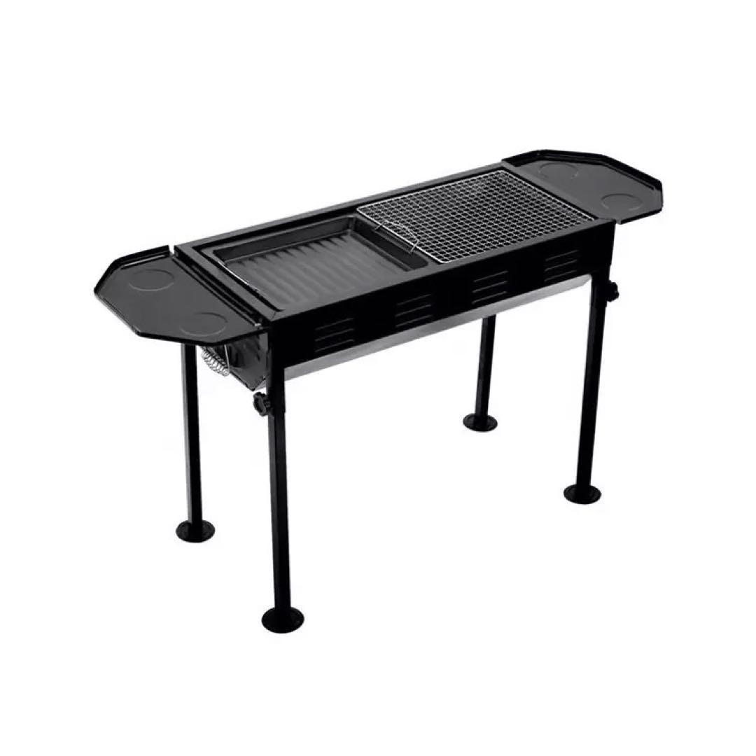 時間指定不可】 BBQコンロ 跳ね上げテーブル付きBBQコンロ 大型