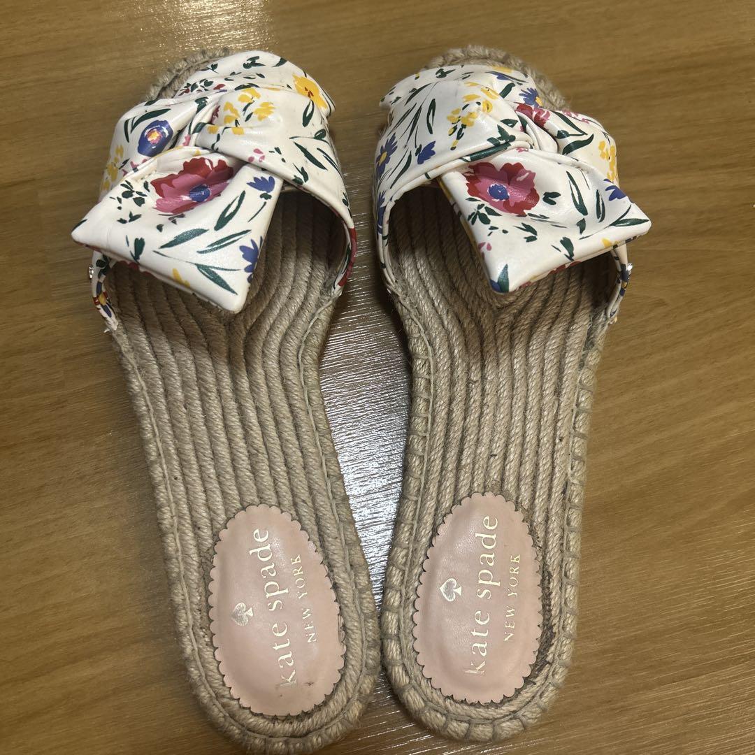 kate spade サンダル ジュネーヴ エスパドリーユ 24-24.5cm