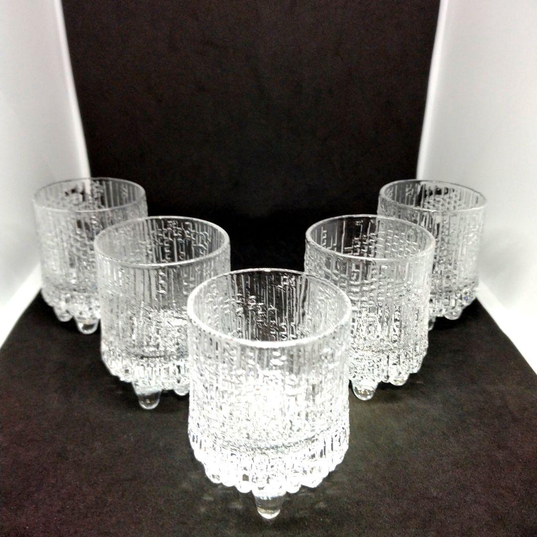 新品iittalaイッタラウルティマツーレコーディアルグラス５客江戸切子薩摩切子