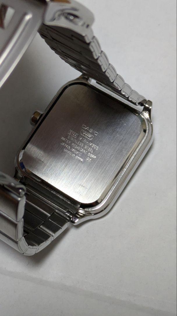 CASIO ムーンフェイズ MTP-M305D シルバー×ブラック