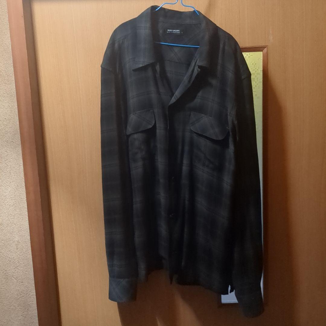 RUDE GALLERY チェック柄ネルシャツ サイズ3
