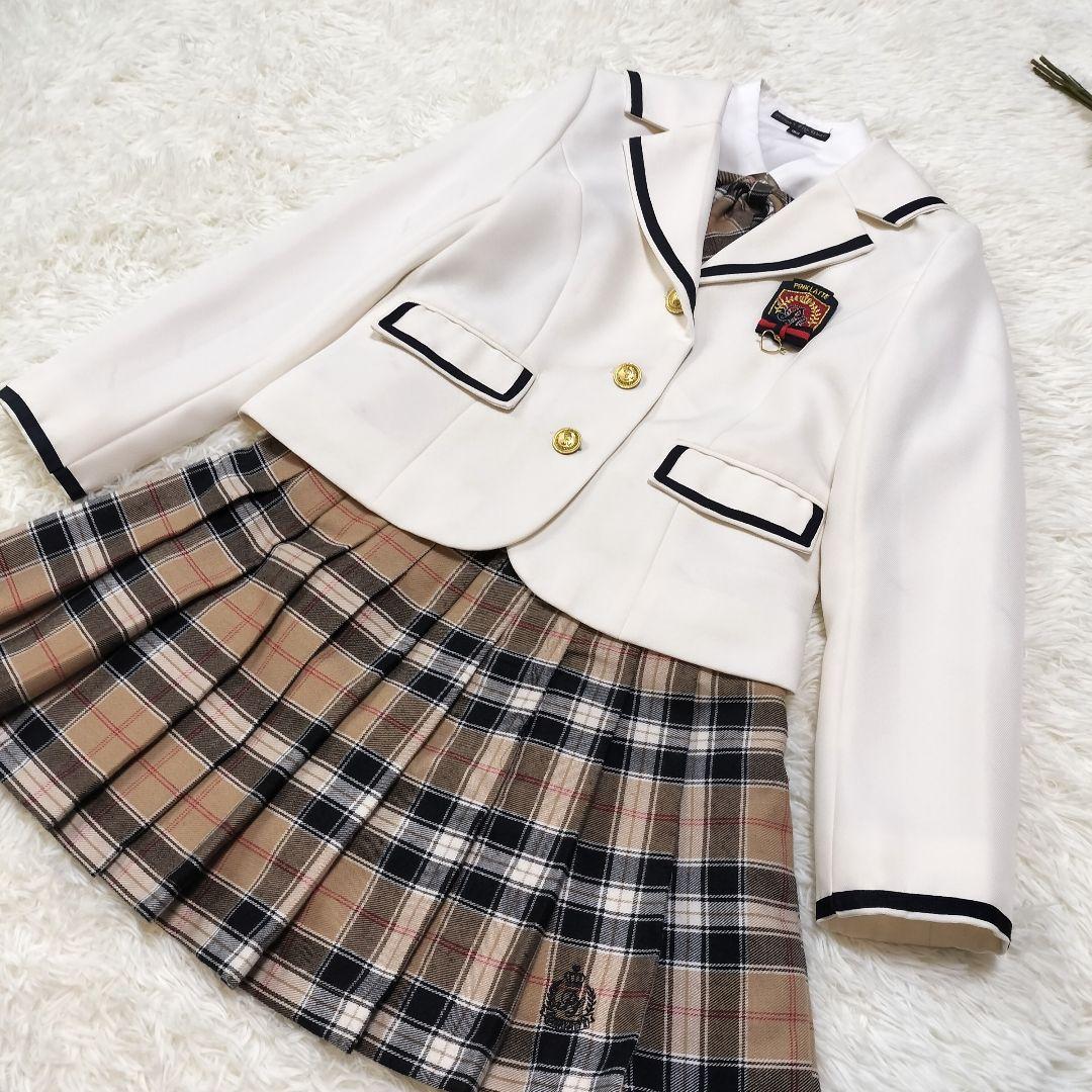 150 ピンクラテ キッズ フォーマル セットアップ 卒業式 卒服 入学式