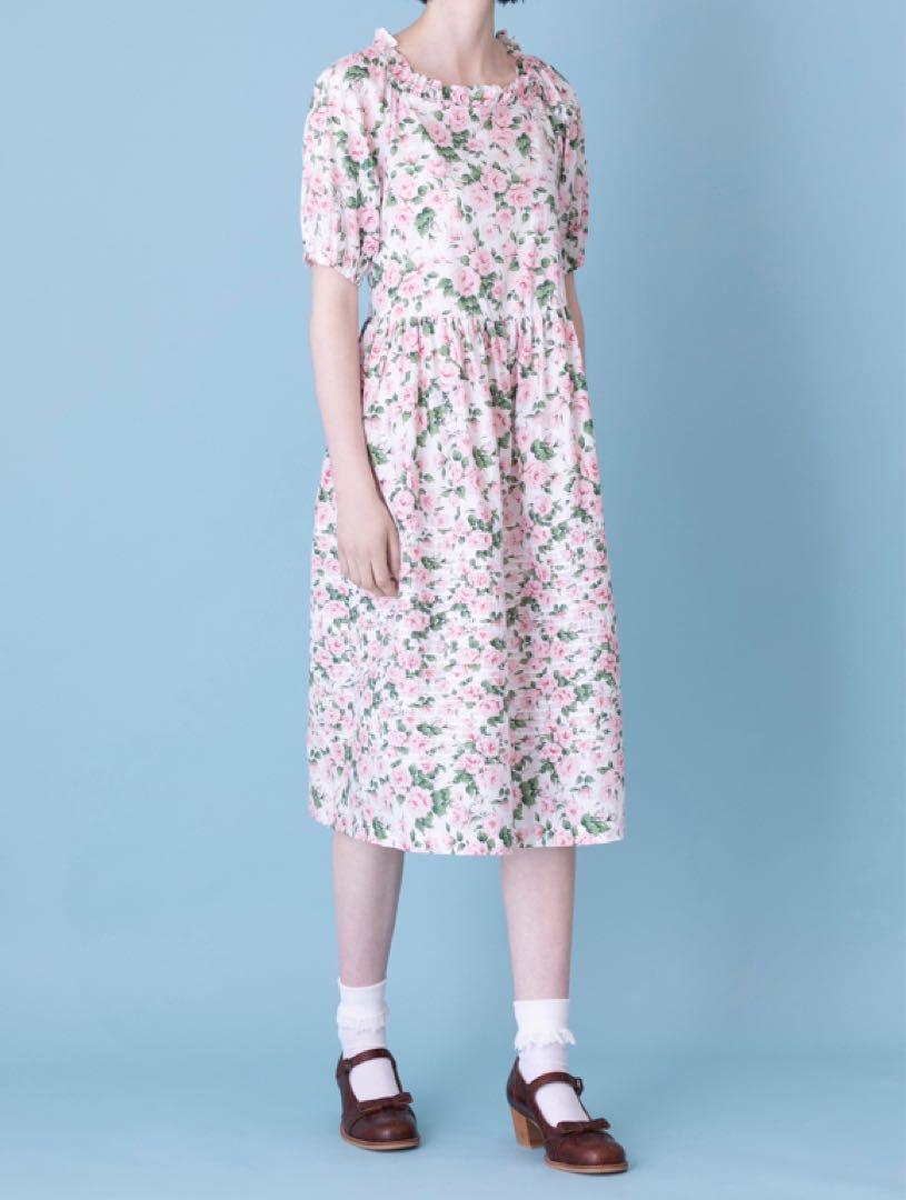 ジェーンマープル ガーデン花柄ワンピースCarline garden dress