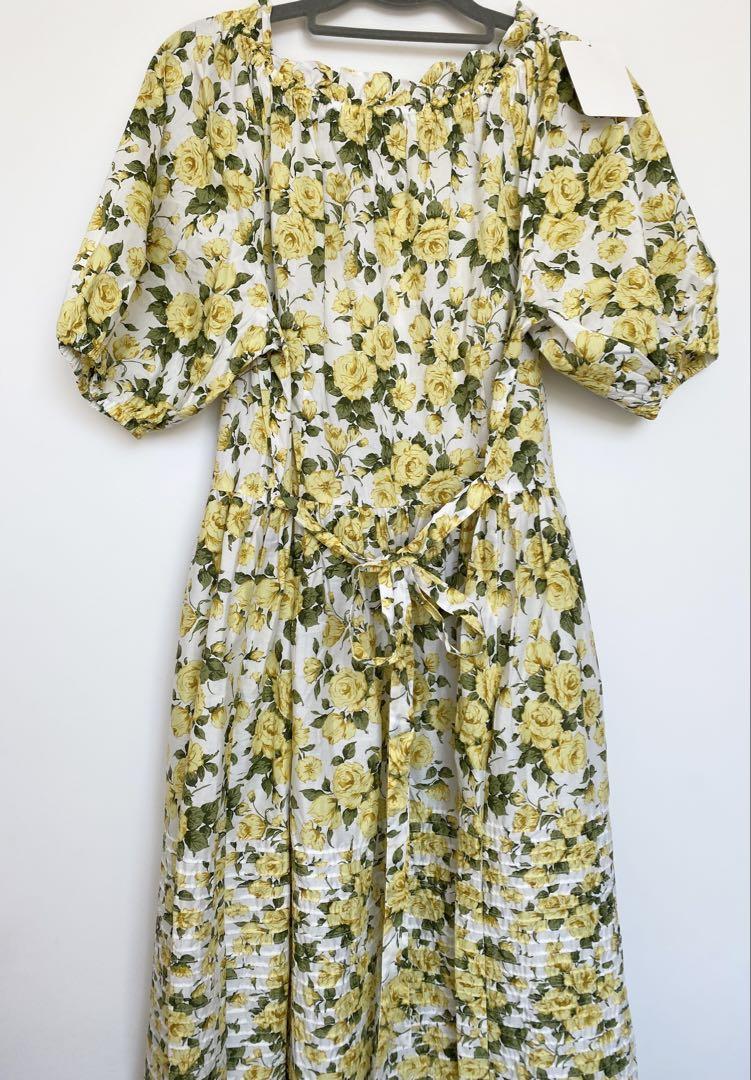 ジェーンマープル ガーデン花柄ワンピースCarline garden dress