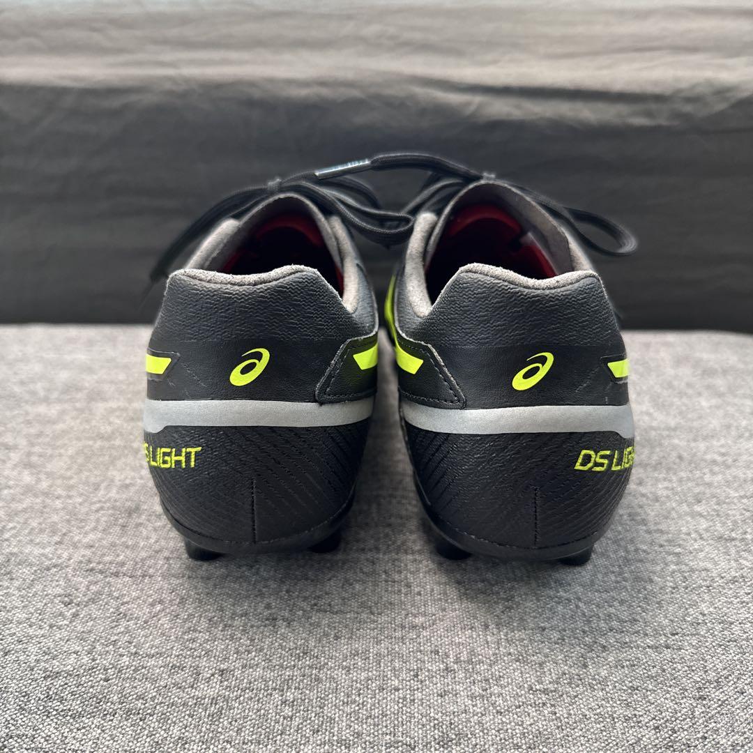 ASICS DS LIGHT サッカーシューズ ブラック/イエロー　25.5㌢