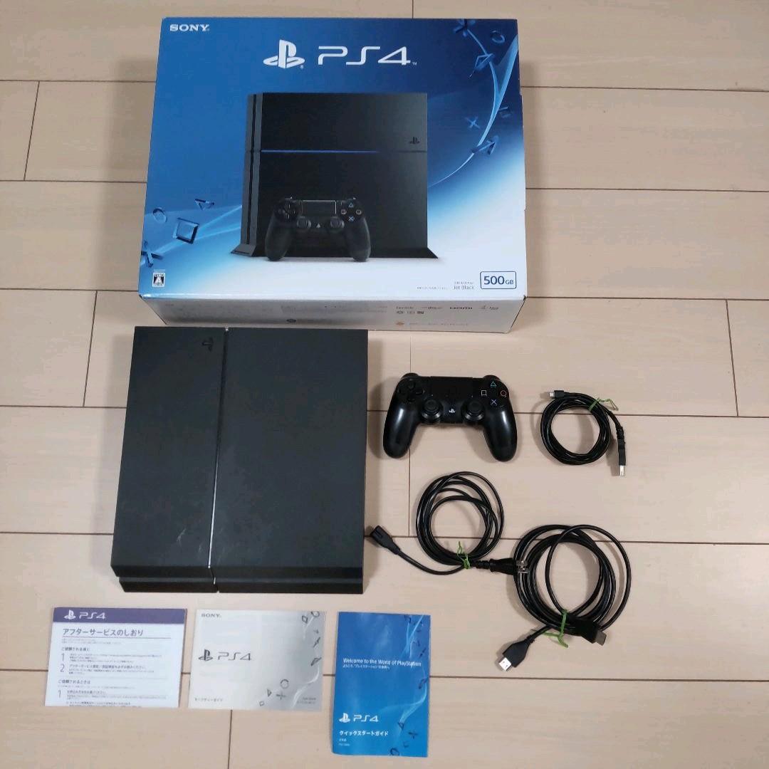 【在庫処分大特価!!】 美品!!【PS4本体】CUH-1100A 500GB (ジェットブラック) - 家庭用ゲーム本体