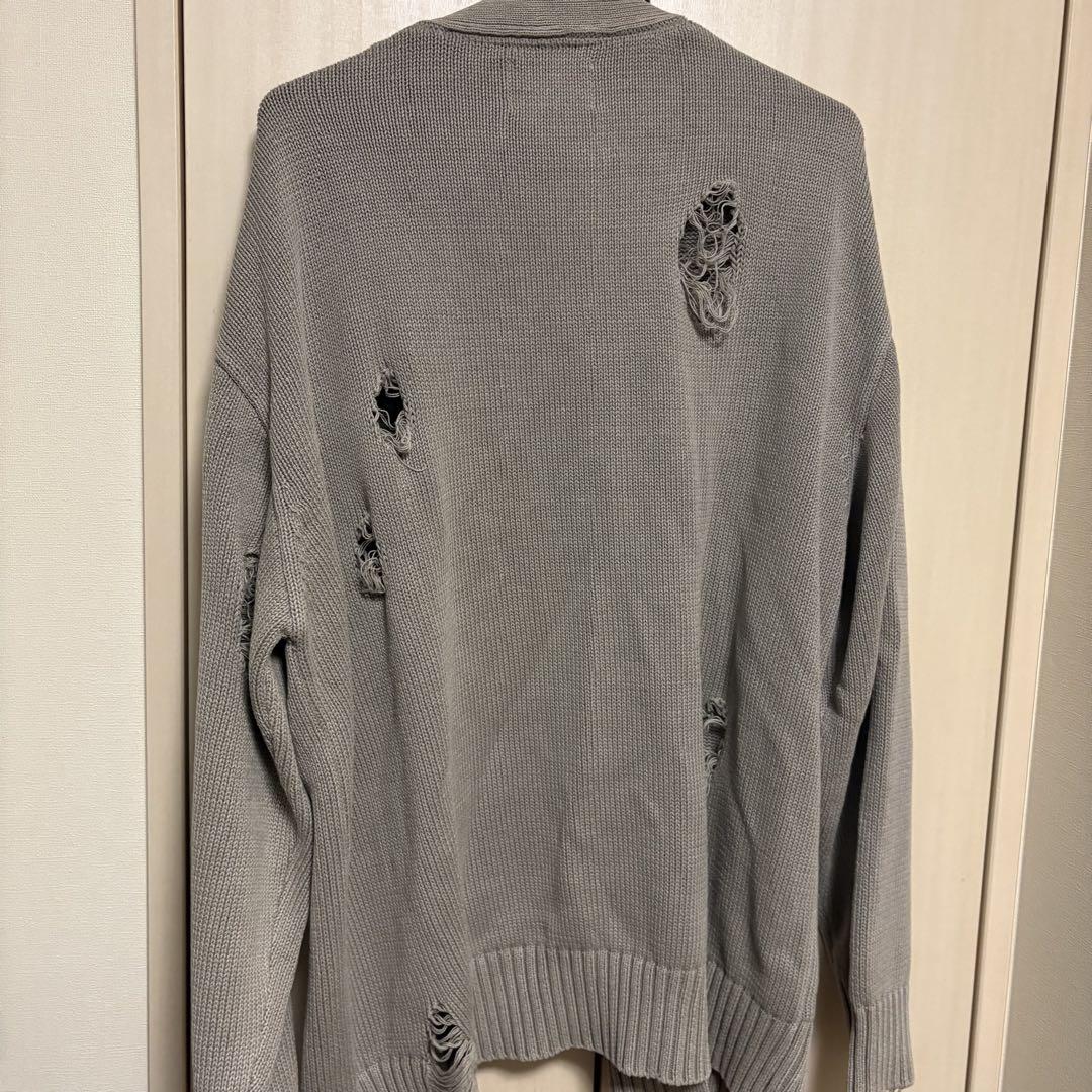トップス undercover ASID WASH RIPPED CARDIGAN