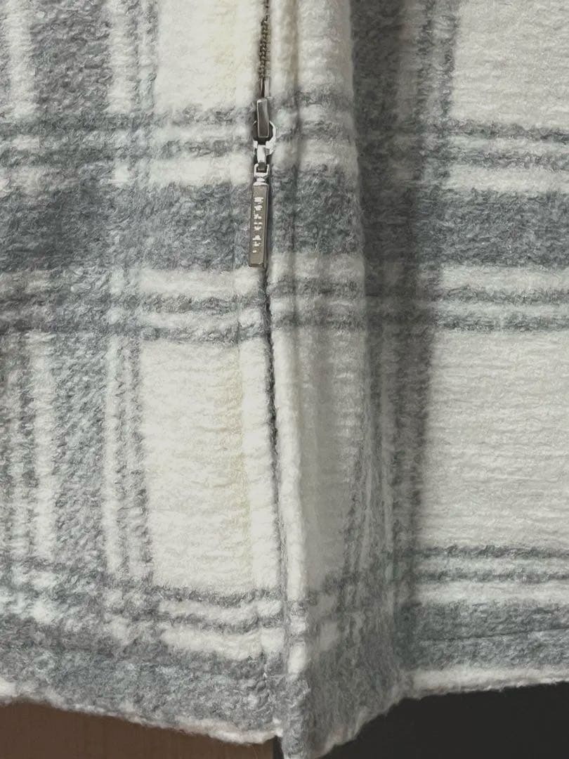 INGEBORG スライパーニット チェックコート INGEBORG スライパーニット チェックコート