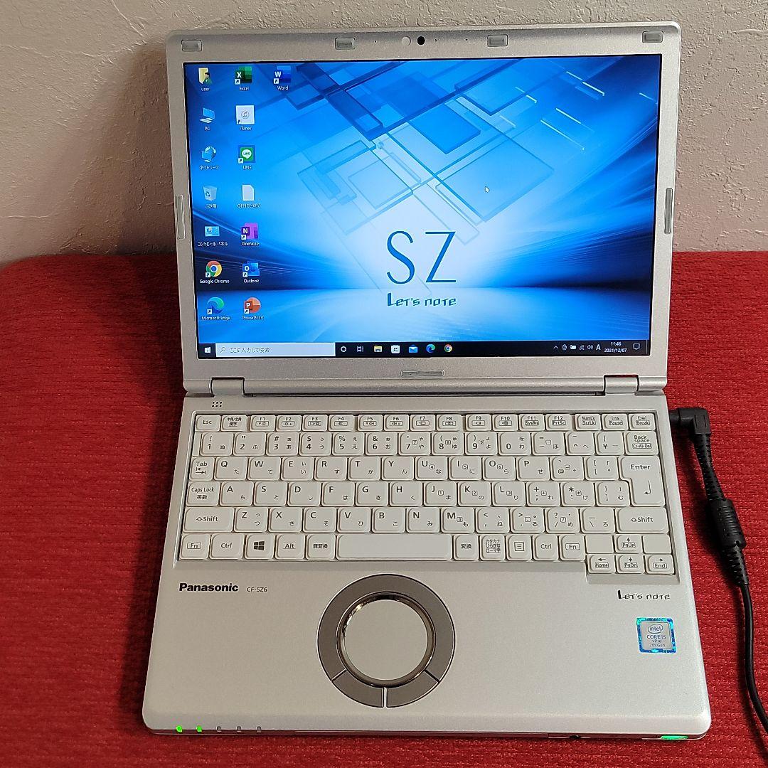 グレイ系独特の上品 Panasonic Let'snote CF-SZ6 /SSD/Office ノートPC ...