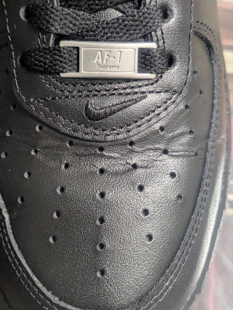 Nike Air Force 1 Supreme ブラック26.5cm
