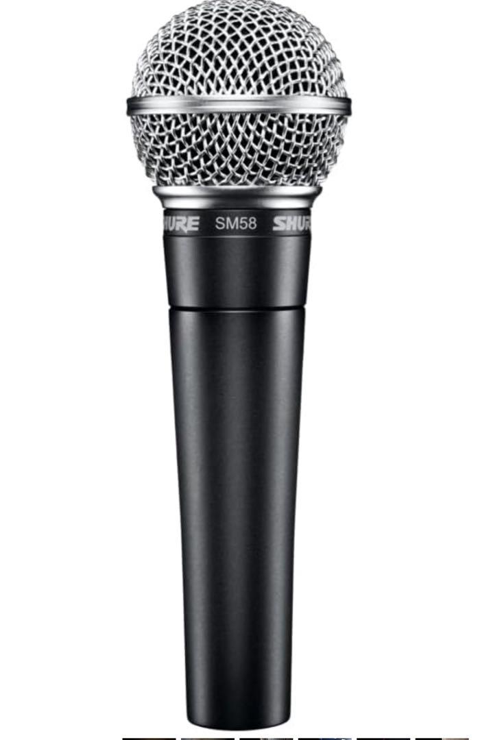SHURE SM58 ダイナミックマイク➕コード2本付