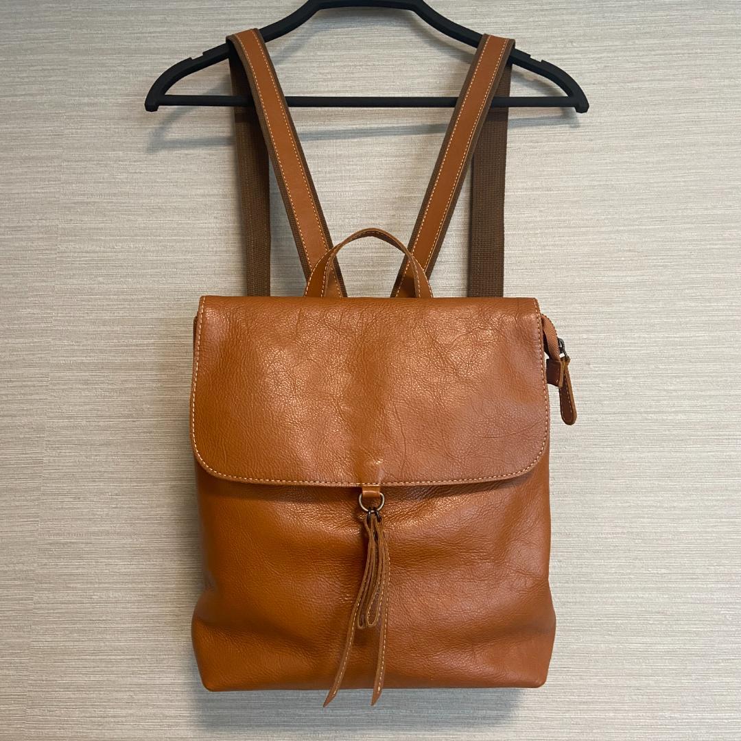 ALLANT｜アラン　キャメルレザーリュック