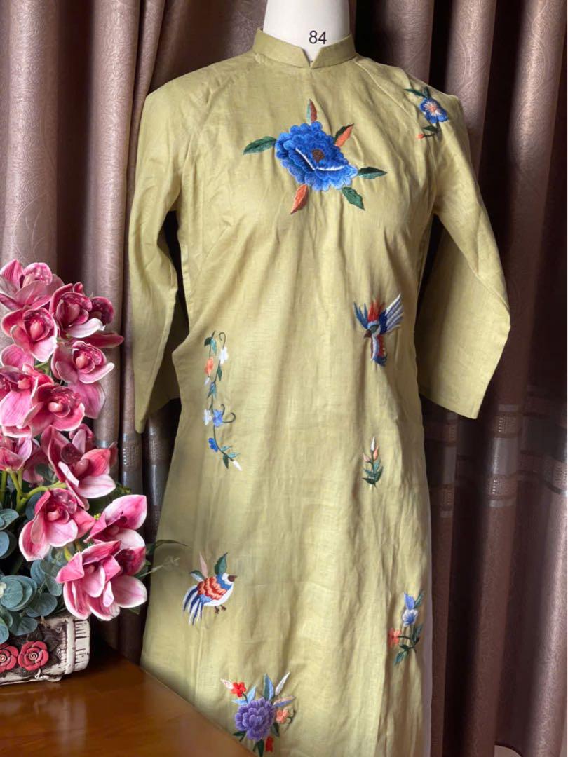 No101]ベトナムハンドメイドアオザイ(Áo dài Việt Nam)
