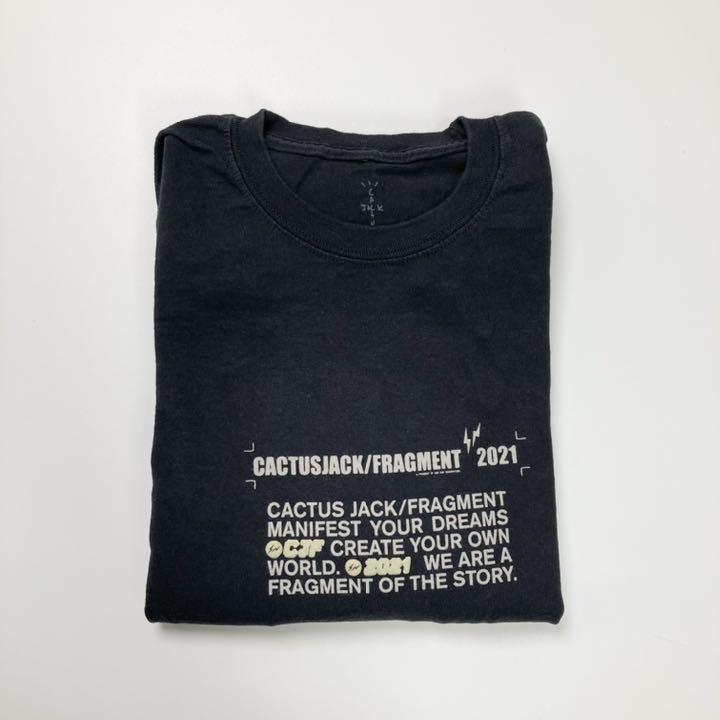 TravisScott ロンT Tシャツ XL MzN5w-m34157617547 x FRAGMENT LOGO セール好評