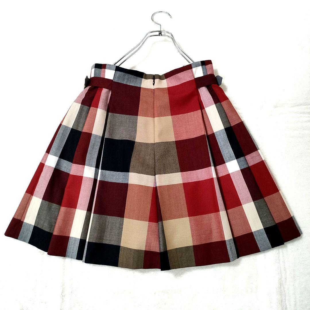 ★未使用品★ブルーレーベルクレストブリッジ 36 CBチェック キュロットパンツ
