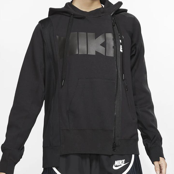 NIKE sacai Double Zip Hoodie ジップパーカー M 4Y9Ev-m34162818193 大得価お得