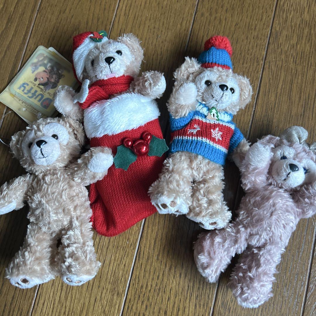 ダッフィー シェリーメイ ぬいぐるみバッジ 4点セット