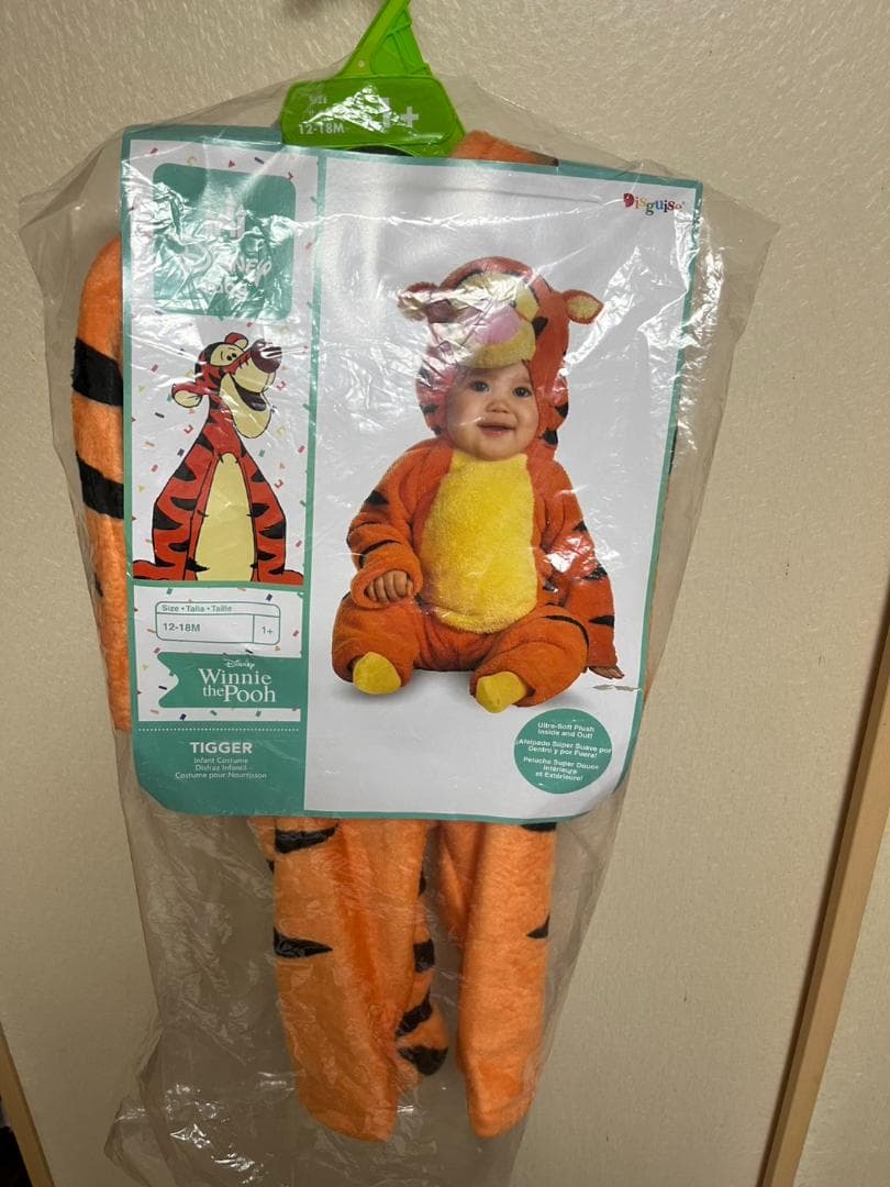 【新品】ディズニーベビー・コスチューム・ティガー 着ぐるみ （12-18M）
