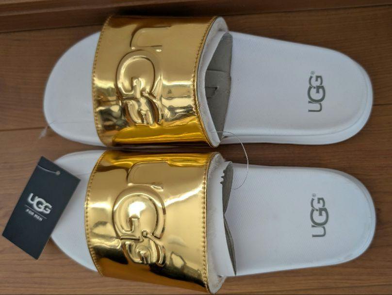 グランドホールセール 25cm】UGG メルカリ - メンズサンダル(XAVIER) ゴールド 靴