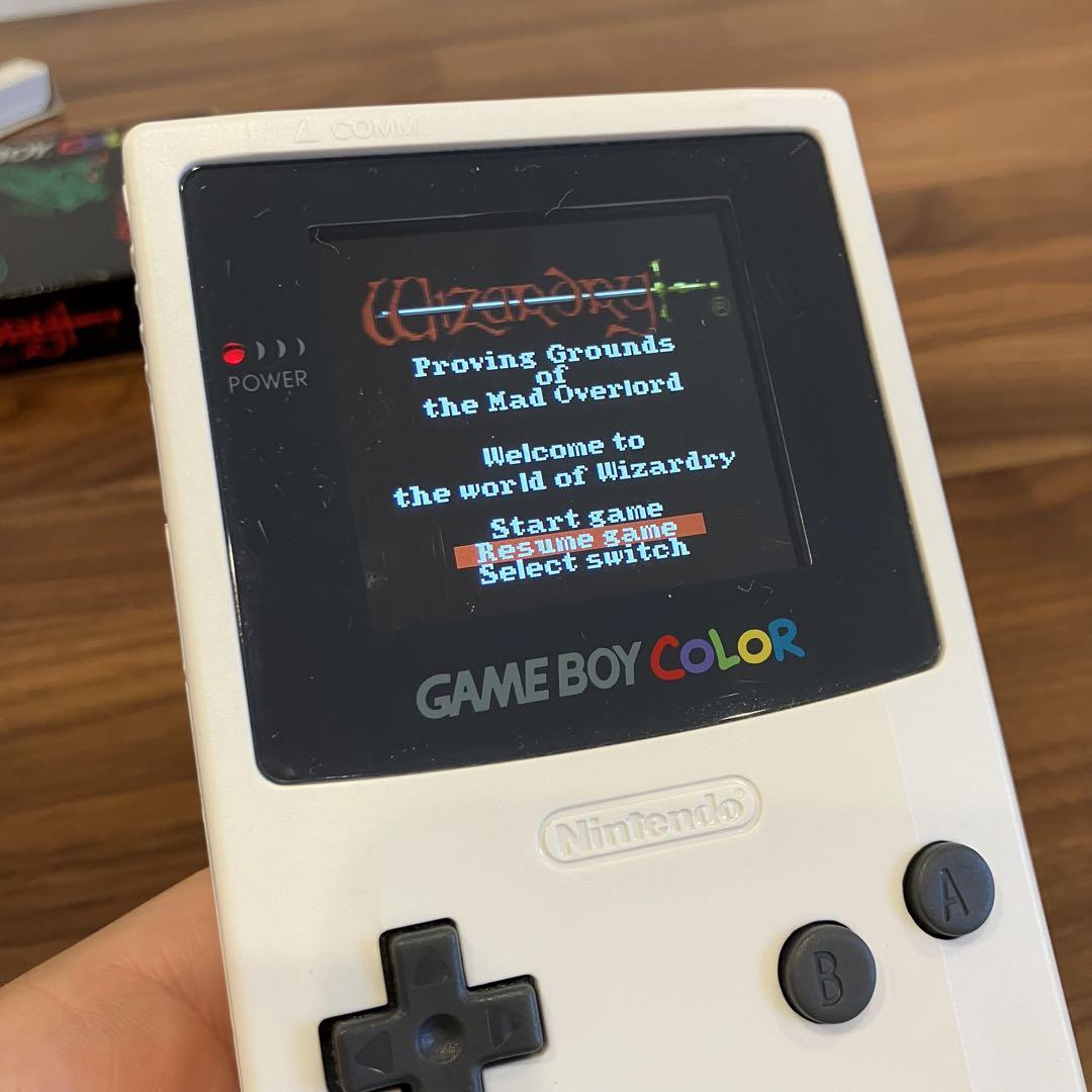箱説明書付き　ウィザードリィ　ゲームボーイカラー