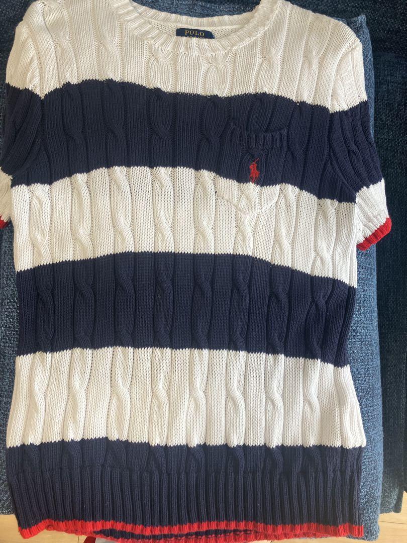 Polo Ralph Lauren ケーブル編み半袖ニット
