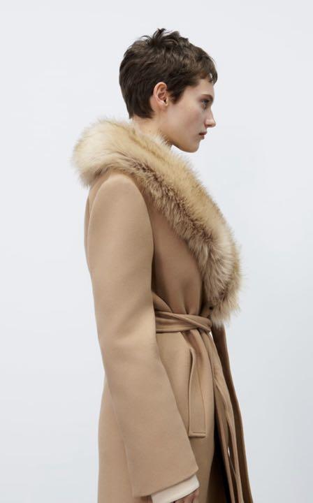 大特価在庫 新品未使用タグ付き✴︎ZARA✴︎ウールロングコート XSサイズ ファー xBwfQ-m34171590852 在庫安い