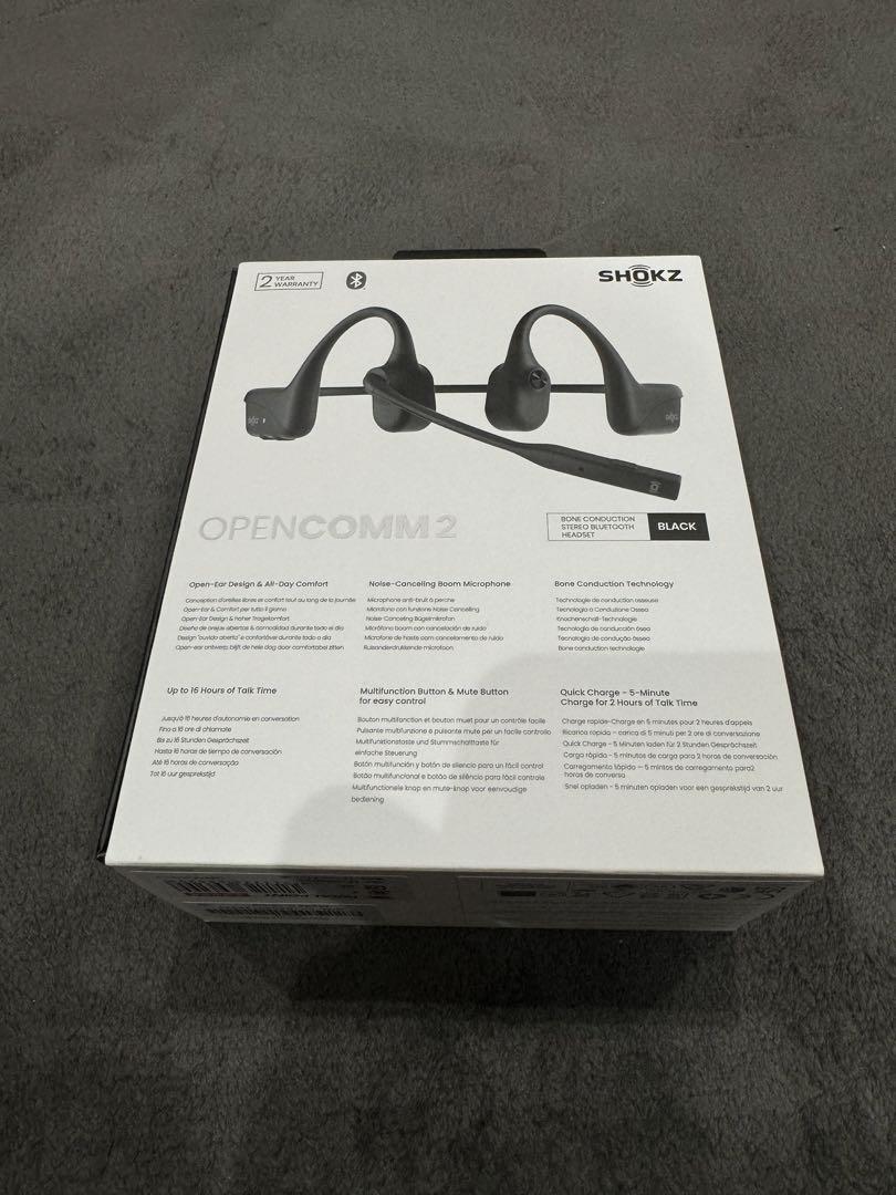Shokz OpenComm2 骨伝導イヤホン Shokz OpenComm2 骨伝導イヤホン