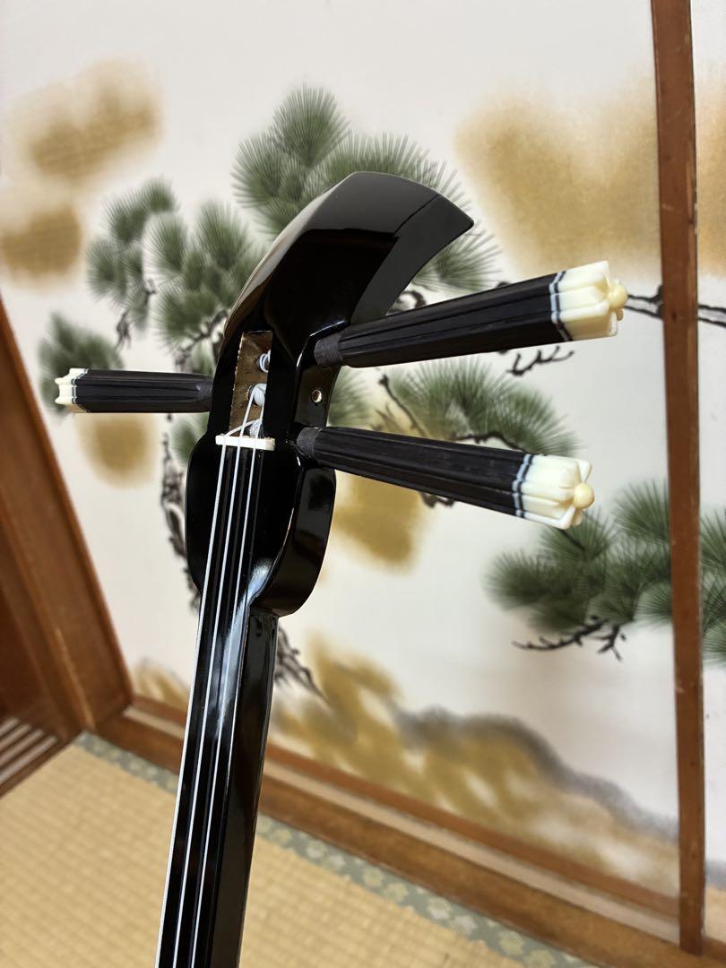 沖縄三線！貴重！知念大工型！本蛇皮！本張り！【一枚張り】⑥ ⑮