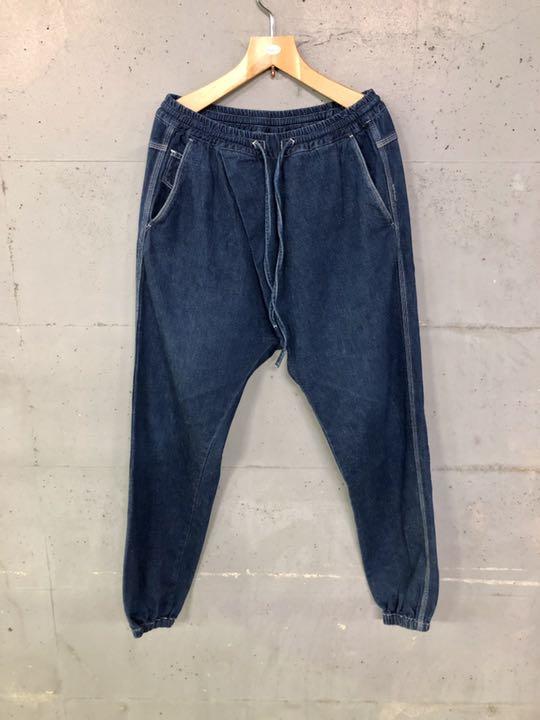 新品再入荷 美品 インディゴサルエルジョガーパンツ 日本製 3eObM-m34174673986 Needles 2022特価