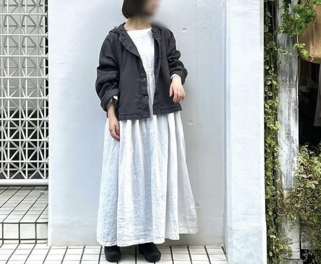リネンドットジャガードワンピース｜nest Robe / CONFECT ONLINE