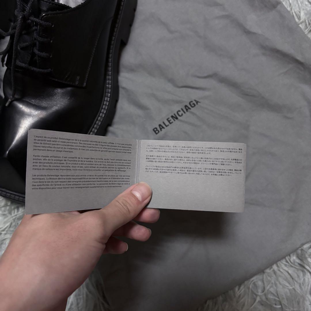 BALENCIAGA RHINO size40 ダービー　リノ　バレンシアガ