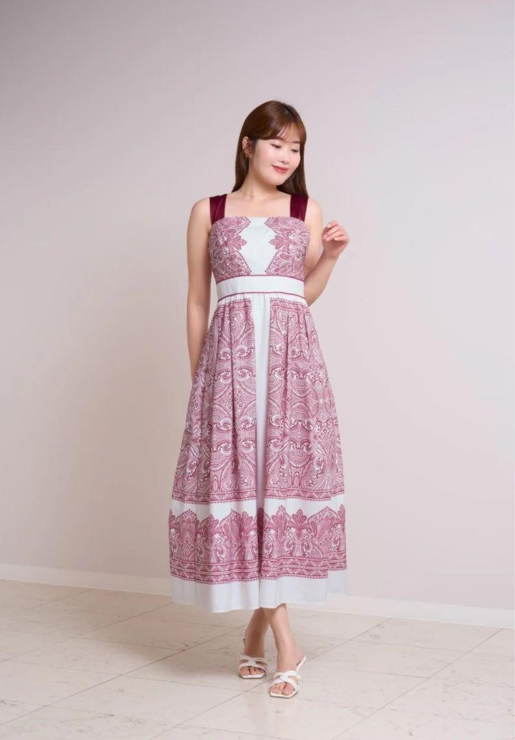 herlipto Marbella Panel Printed Dress