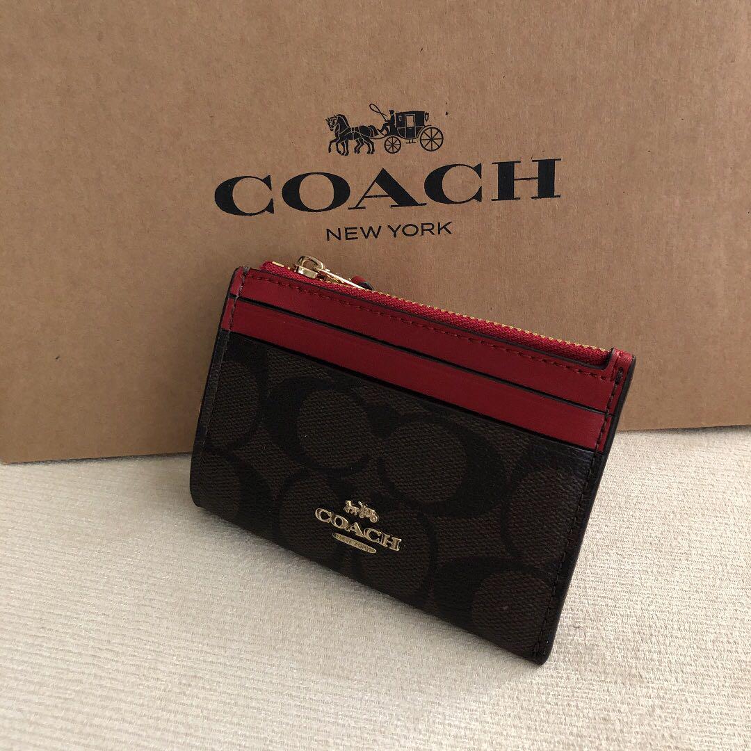 新品 COACH コーチ 定価17,600円 コイン パス IDケース 財布