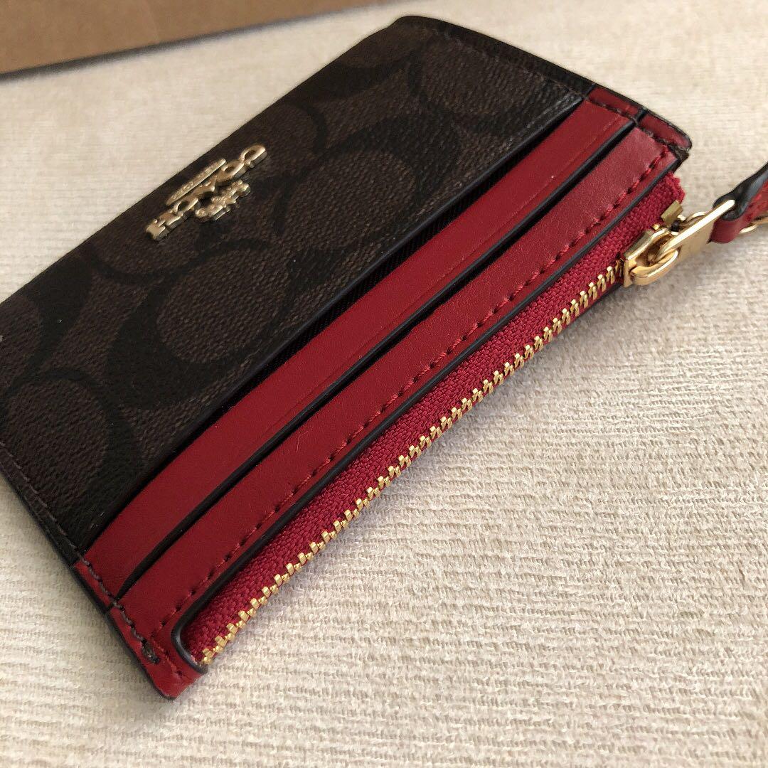 新品 COACH コーチ 定価17,600円 コイン パス IDケース 財布