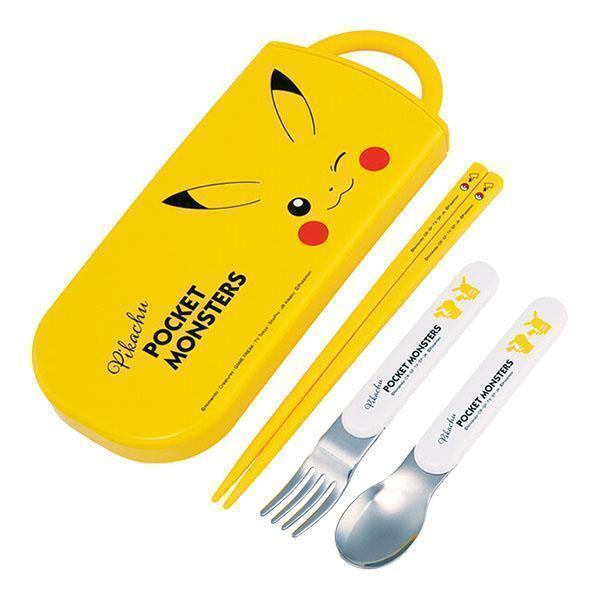 弁当用箸 トリオセット ピカチュウフェイス ポケットモンスター 子供 箸