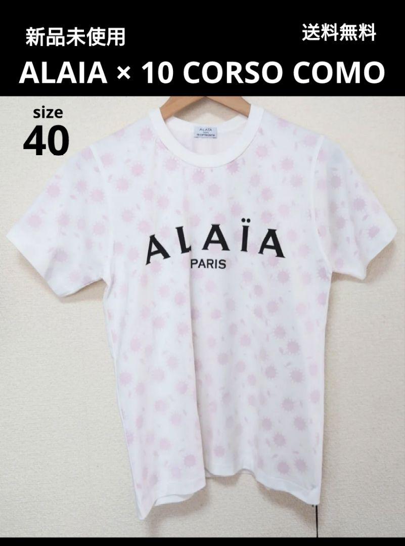 グランドセール 新品 ALAIA × 10 CORSO COMO ロゴ 花柄プリントT M 40 - メルカリ Tシャツ(半袖+袖なし)