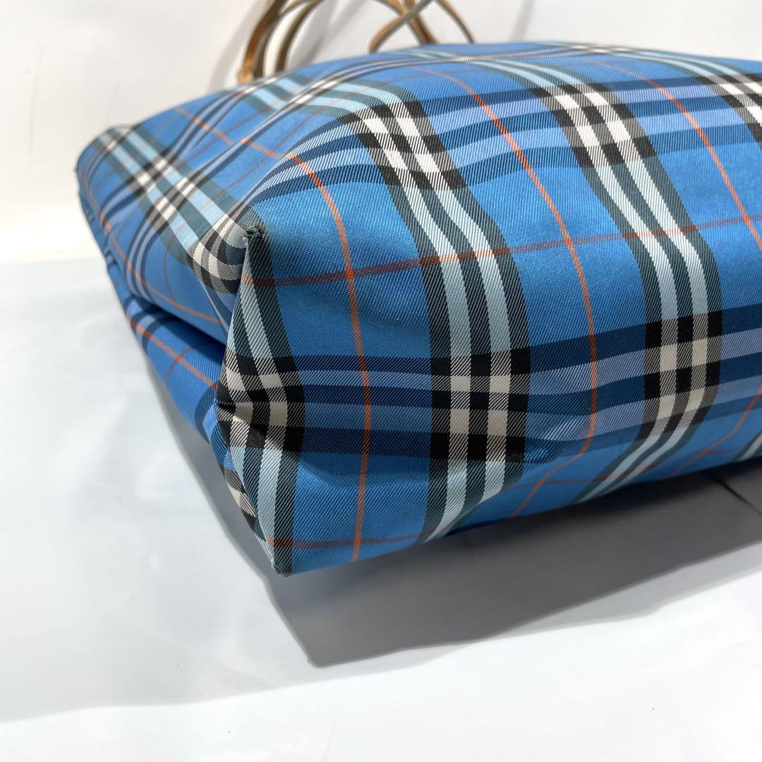 BURBERRY LONDON トートバッグ A4可能 肩掛け可 ノバチェック バッグ