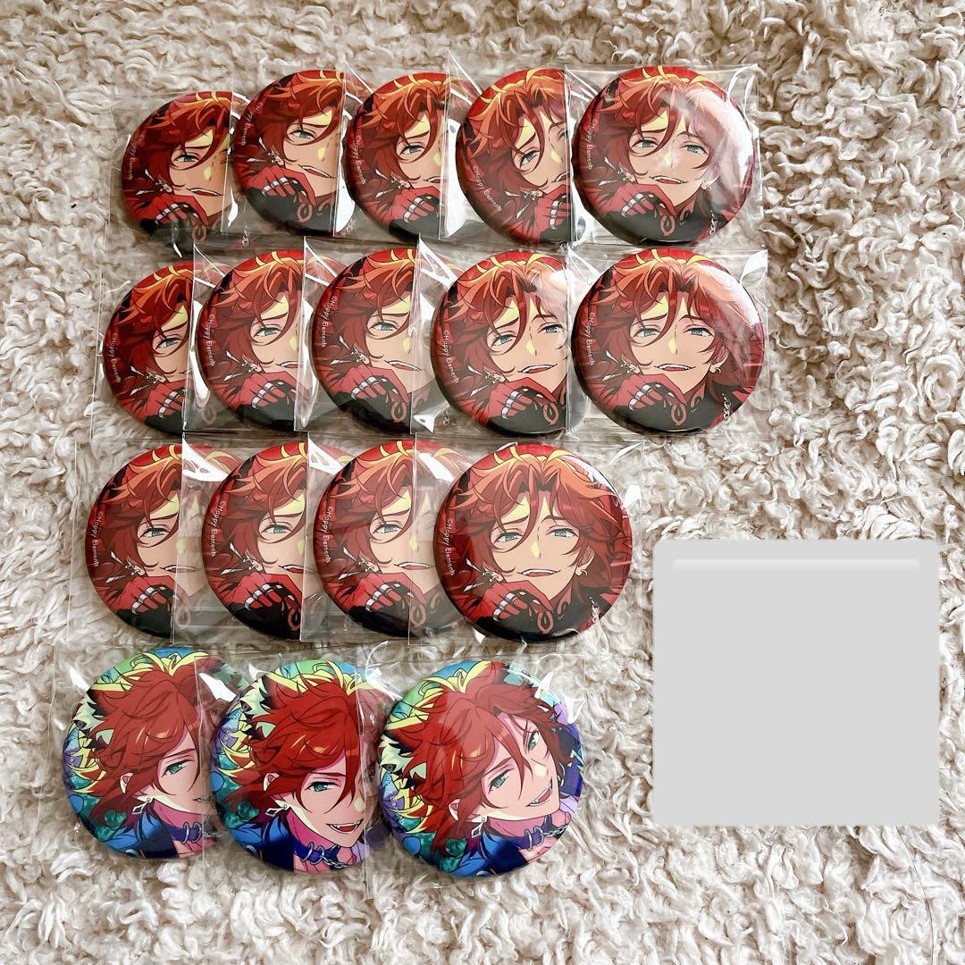 缶バッジ斑セット新品、♥