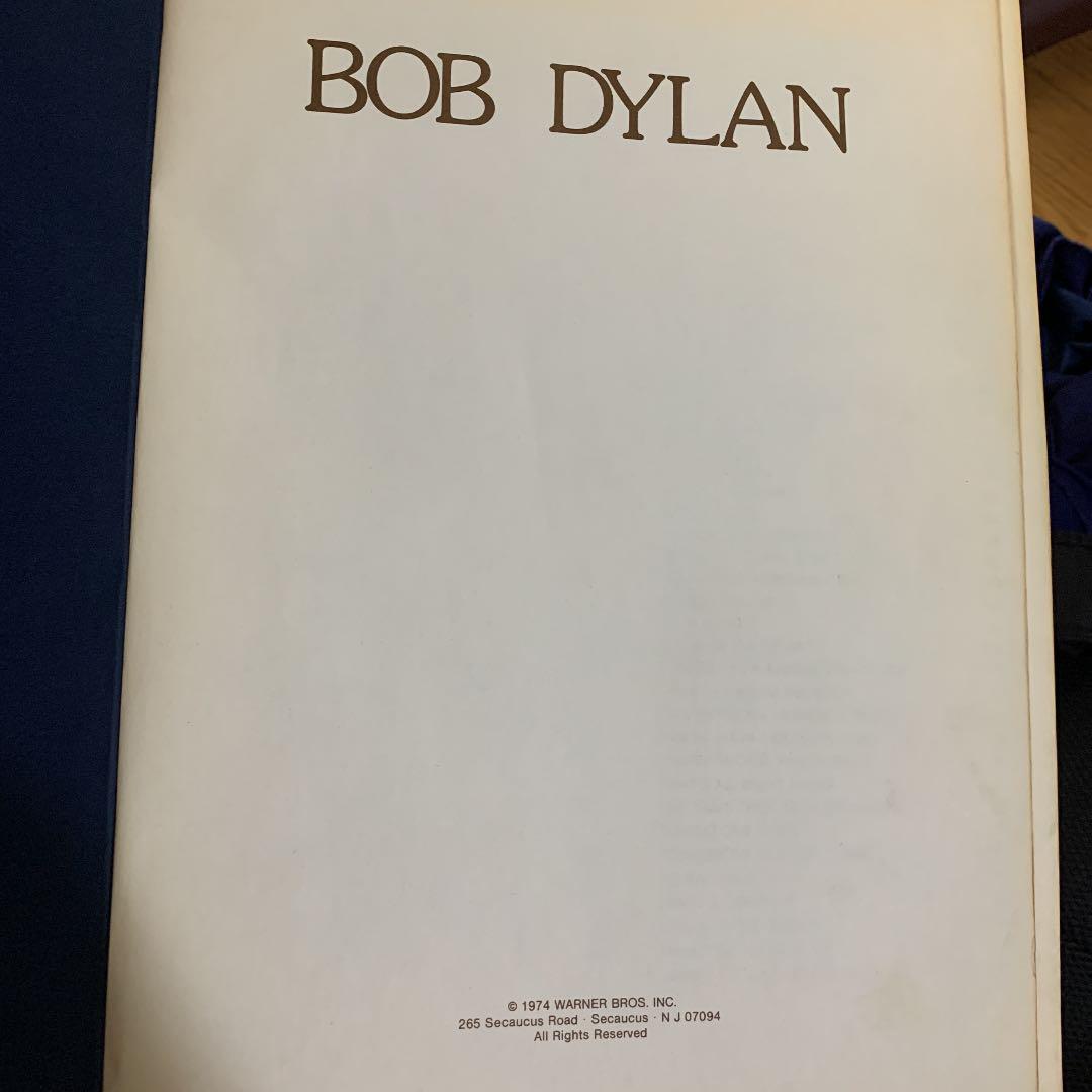 BOB DYLAN ボブディラン　楽譜　WARNER.BROS