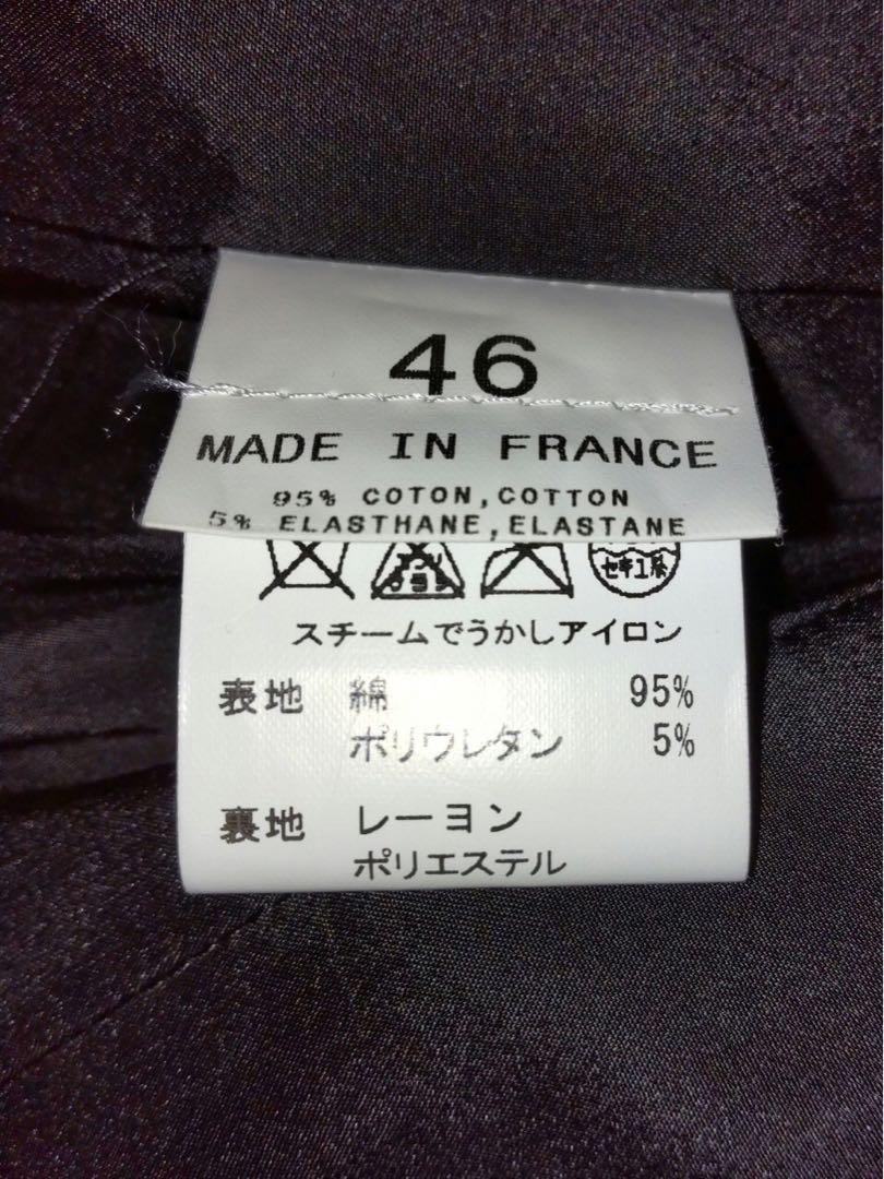 アニエスベー オム ベロアセットアップスーツ