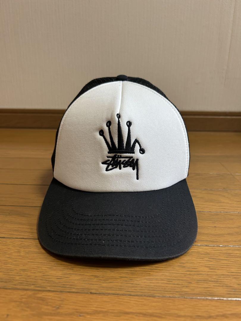Stussy メッシュキャップ ホワイト/ブラック Stussy メッシュキャップ ホワイト/ブラック