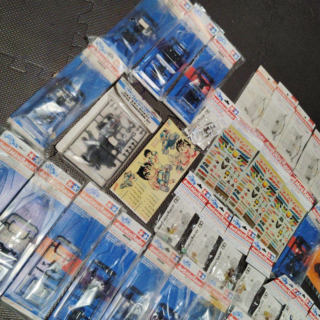45点昭和レトロ　タミヤ ミニ四駆パーツセット 未使用大量セット