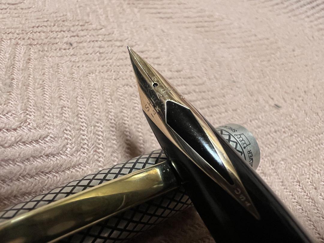 SHEAFFER シェーファー　万年筆　スターリングシルバー ペン先14K Sheafferシェーファー スターリングシルバー 万年筆 ペン先14K