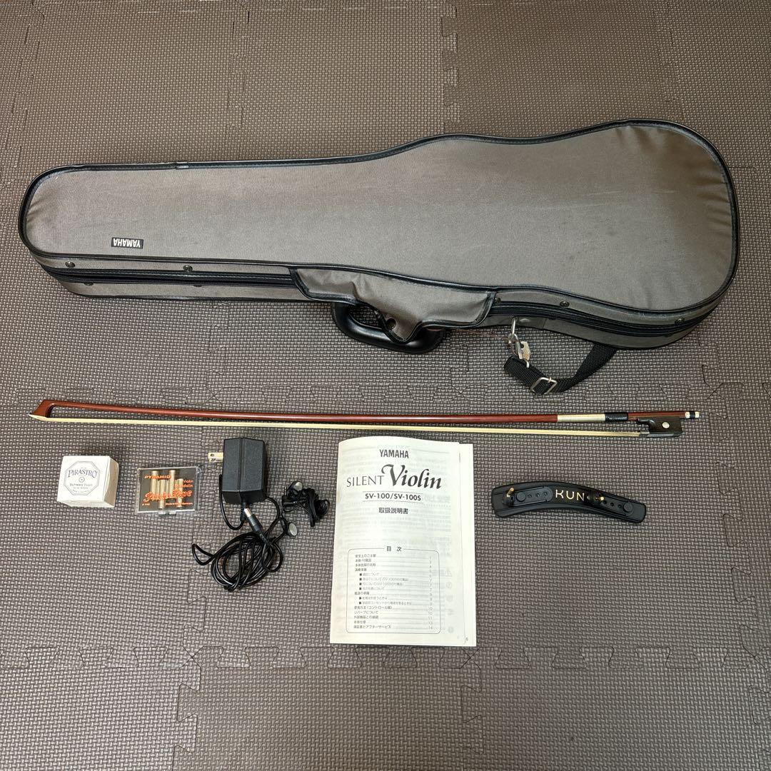 美品 メンテ済 ケース付 YAMAHA SV-100 サイレントバイオリン