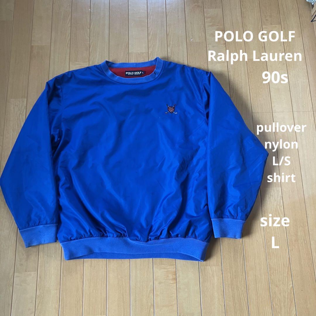 90s POLO GOLF Ralph Lauren 裏起毛　プルオーバーシャツ
